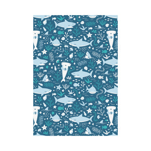 Cute shark pattern House Flag Garden Flag