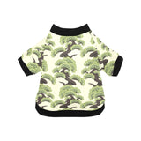 Bonsai pattern All Over Print Pet Dog Round Neck Fuzzy Shirt