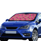 Alien Pattern Print Design 03 Car Sun Shade