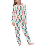 Surfboard Pattern Print Design 02 Kids' Boys' Girls' All Over Print Pajama Set