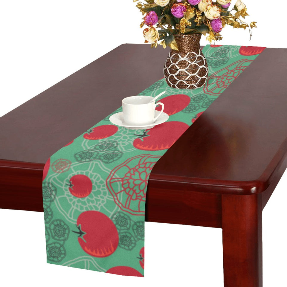 Tomato design pattern Table Runner