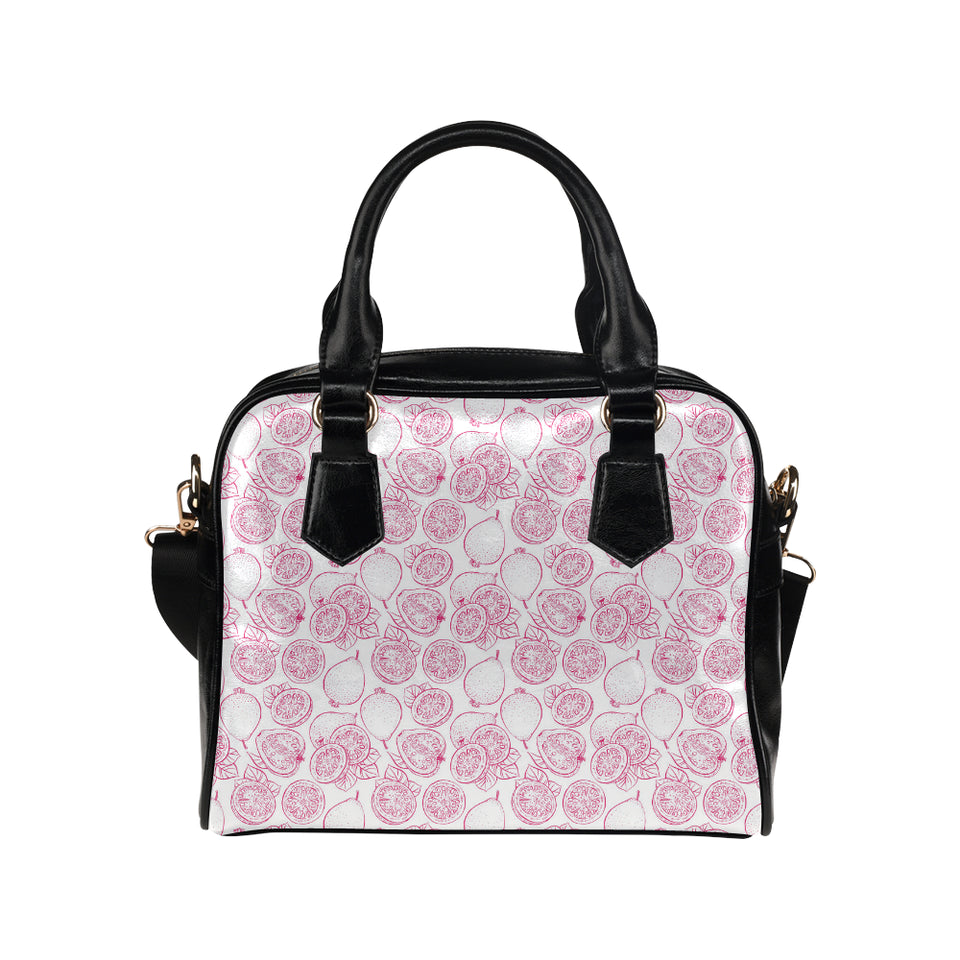 Sketch guava pattern Shoulder Handbag