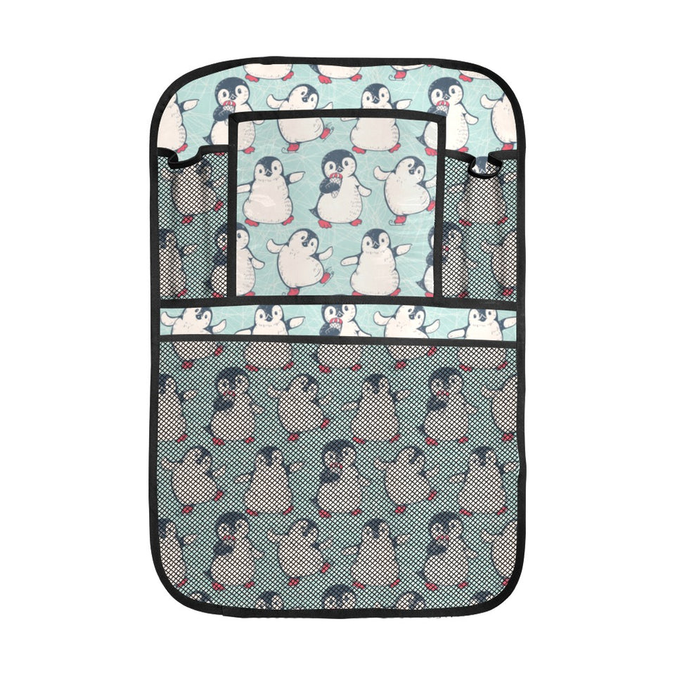 Cute Penguin pattern Car Seat Back Organizer