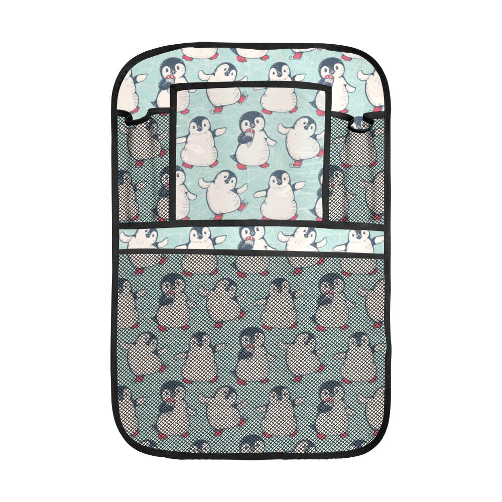 Cute Penguin pattern Car Seat Back Organizer