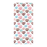 Pretzels Pattern Print Design 04 Beach Towel