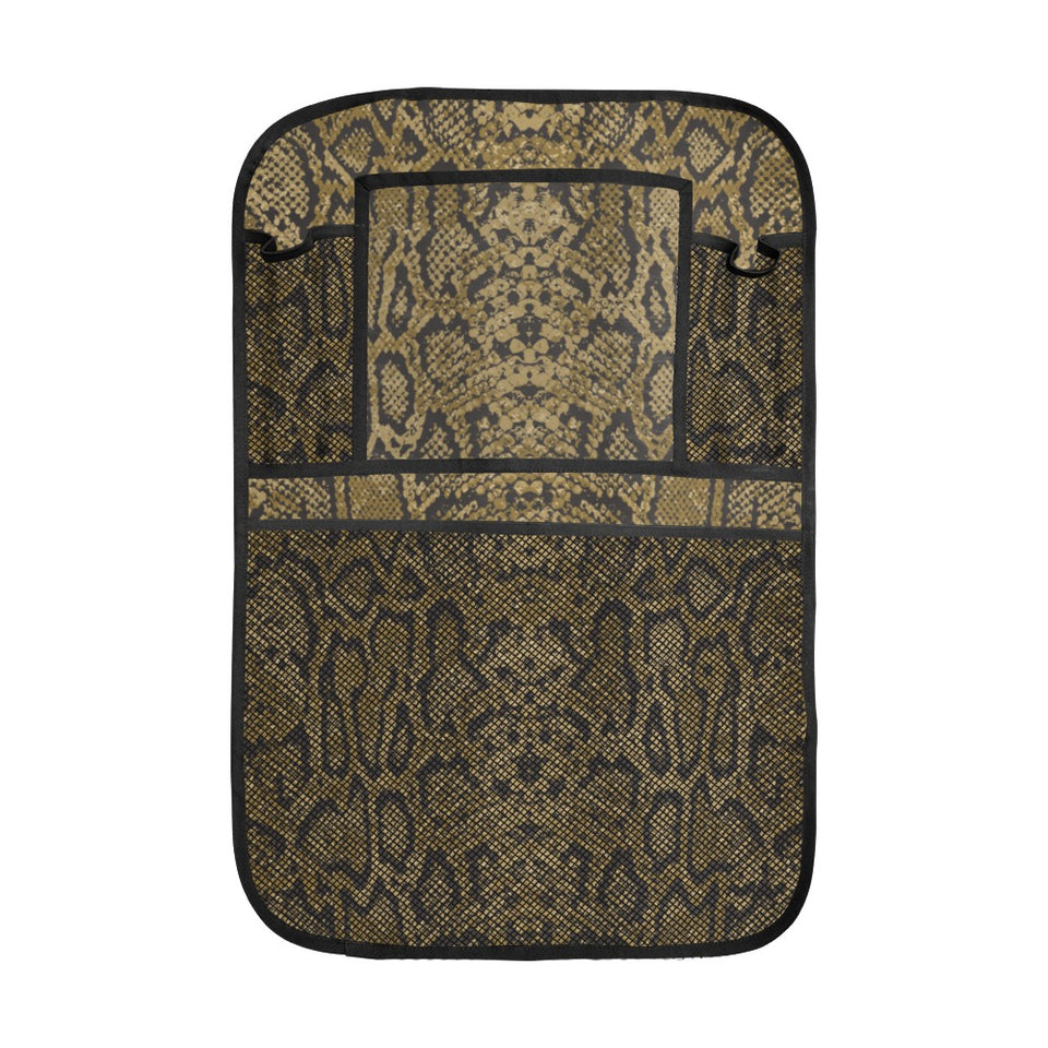Snake skin pattern Car Seat Back Organizer