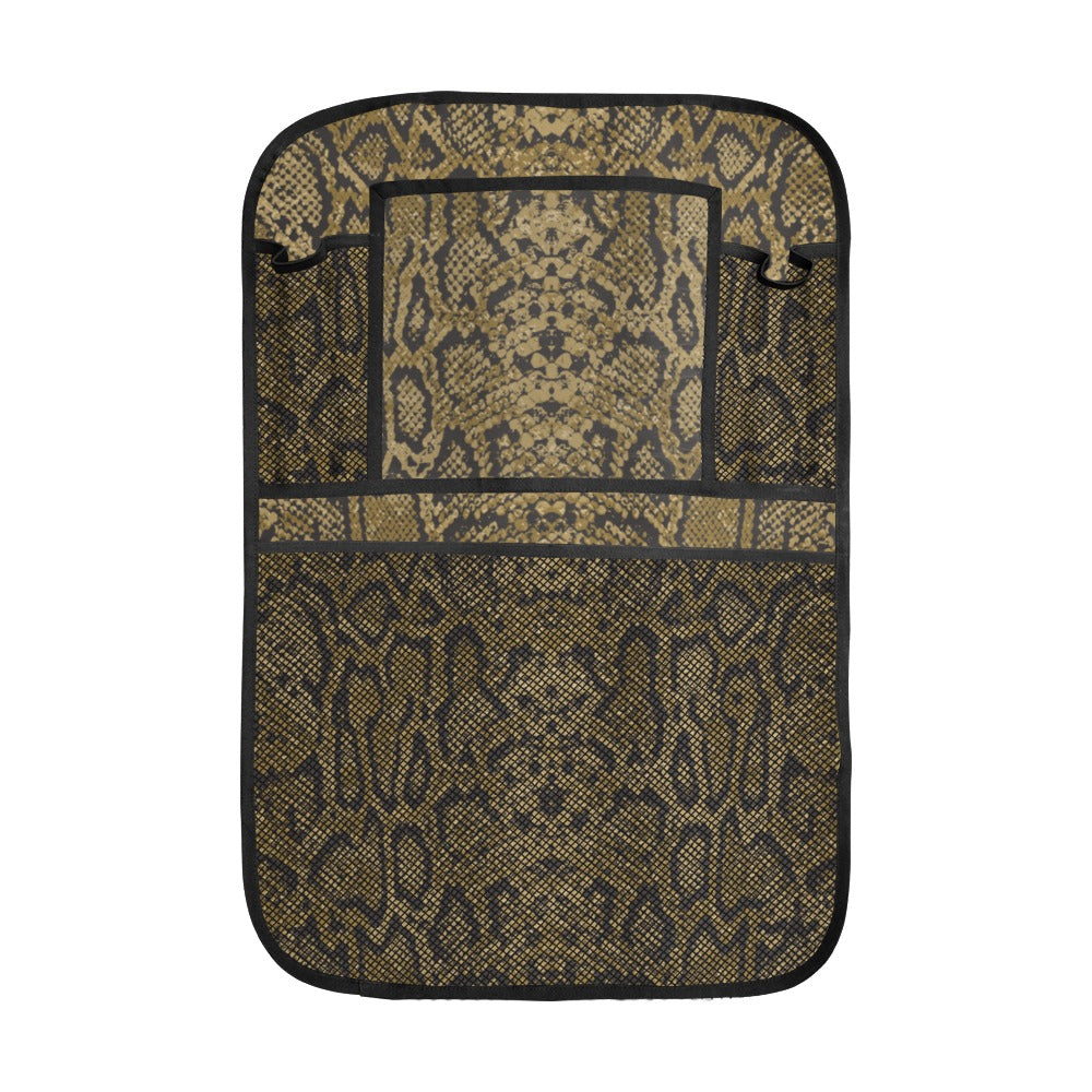 Snake skin pattern Car Seat Back Organizer