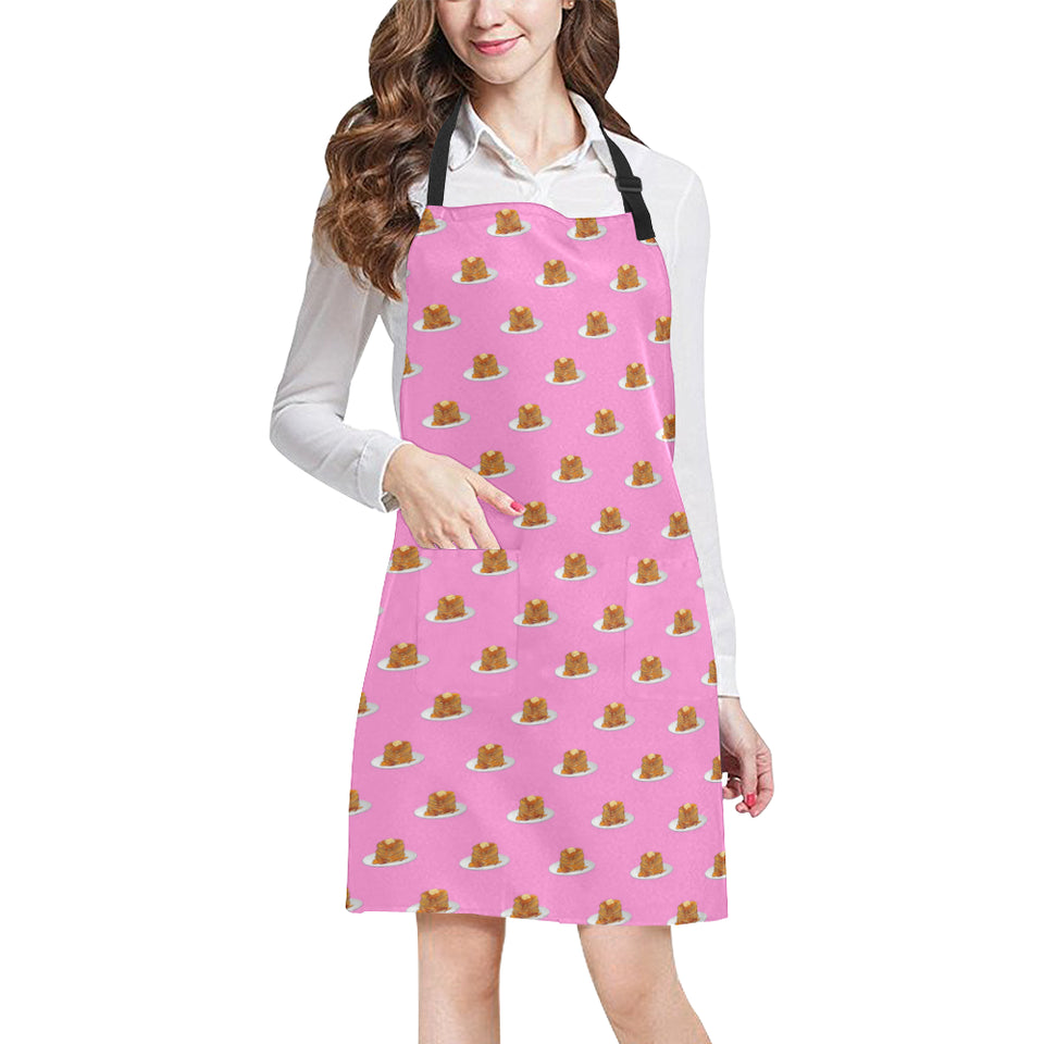 Pancake Pattern Print Design 04 All Over Print Adjustable Apron