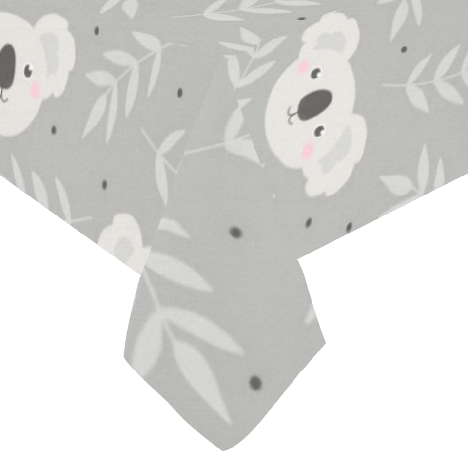 Cute koala leaves pattern Tablecloth