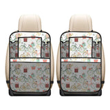 Bicycle Pattern Print Design 05 Car Seat Back Organizer