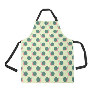 Snail Pattern Print Design 04 All Over Print Adjustable Apron