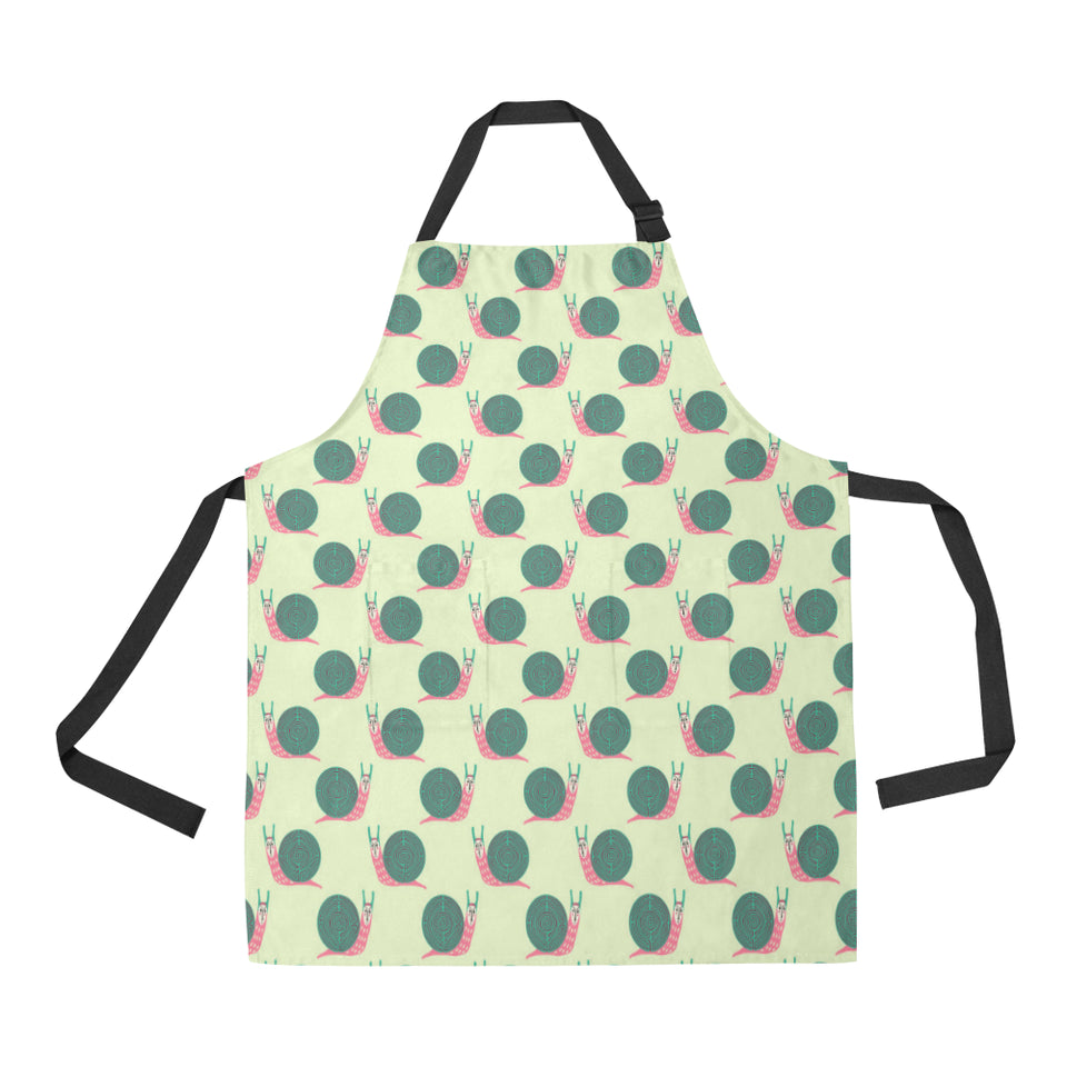 Snail Pattern Print Design 04 All Over Print Adjustable Apron