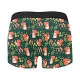 Squirrel Pattern Print Design 03 Men's All Over Print Boxer Briefs Men's Underwear