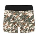Monkey tropical leaves background Men's All Over Print Boxer Briefs Men's Underwear