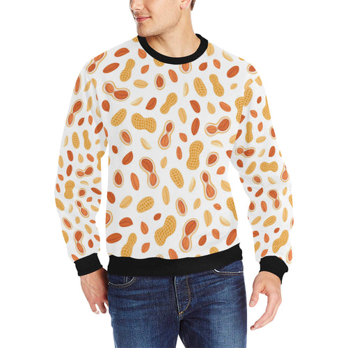 peanuts pattern Men's Crew Neck Sweatshirt