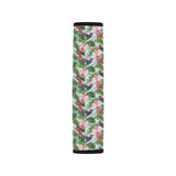 Hummingbird Pattern Print Design 05 Car Seat Belt Cover