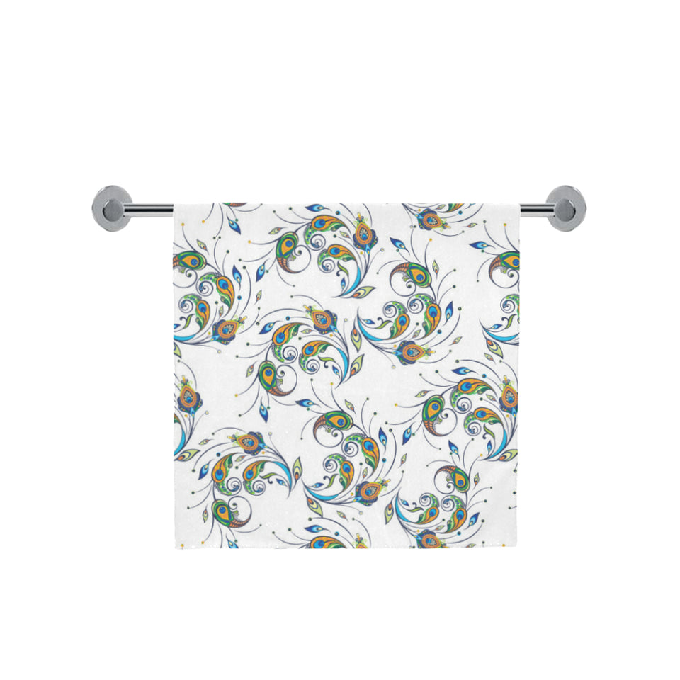 Peacock feather pattern Bath Towel