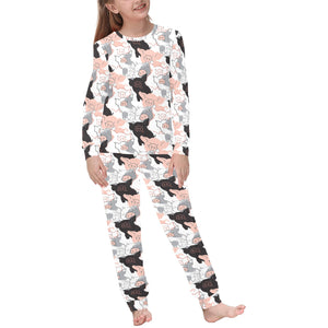 Pig Pattern Print Design 05 Kids' Boys' Girls' All Over Print Pajama Set