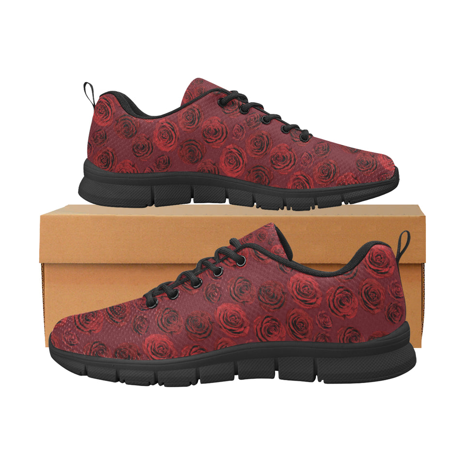 Rose Pattern Print Design 03 Women's Sneaker Shoes