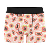 papaya leaves pattern Men's All Over Print Boxer Briefs Men's Underwear