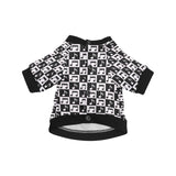 Music Notes Pattern Print Design 01 All Over Print Pet Dog Round Neck Fuzzy Shirt