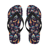 Colorful mushroom pattern Unisex Flip Flops