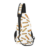 French fries potato pattern All Over Print Chest Bag