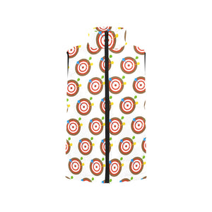 Darts Pattern Print Design 04 Men's Padded Vest