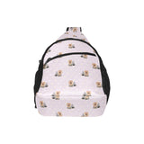Yorkshire Terrier Pattern Print Design 02 All Over Print Chest Bag