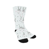 Cute goat design pattern Crew Socks