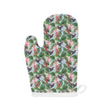 Hummingbird Pattern Print Design 05 Heat Resistant Oven Mitts