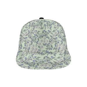 hand drawn blueberry pattern All Over Print Snapback Cap