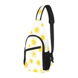 Sun pattern All Over Print Chest Bag