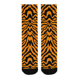Bengal tigers skin print pattern Crew Socks