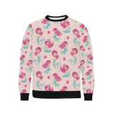 Cute little mermaid pattern Men's Crew Neck Sweatshirt