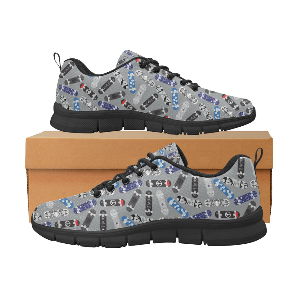 Skate Board Pattern Print Design 03 Women's Sneaker Shoes