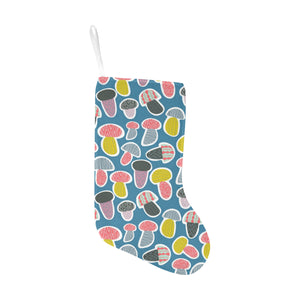Colorful mushroom design pattern Christmas Stocking