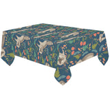 Raccoon tropical leaves pattern Tablecloth