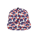 Kangaroo Australian pattern All Over Print Snapback Cap