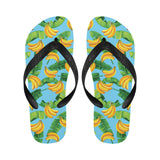 banana leaves banana design pattern Unisex Flip Flops