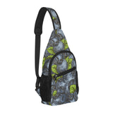 blueberry pattern All Over Print Chest Bag