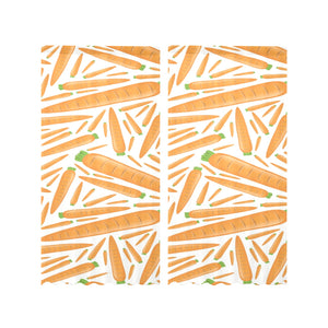 Carrot Pattern Print Design 02 Gauze Curtain