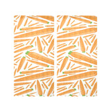 Carrot Pattern Print Design 02 Gauze Curtain