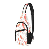 Watercolor Koi Fish Carp Fish pattern All Over Print Chest Bag