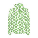 Hop pattern background Men's Padded Hooded Jacket