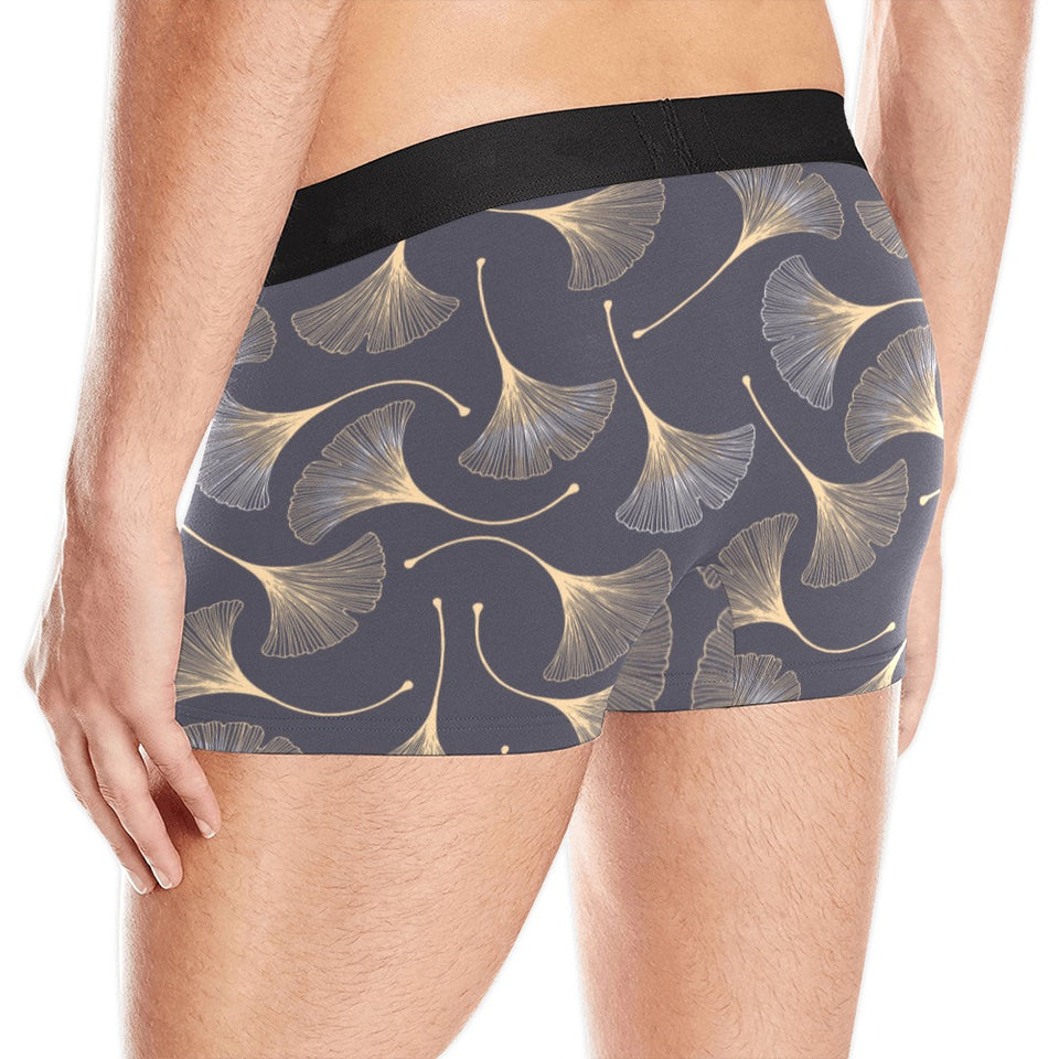 Gold ginkgo leaves Men's All Over Print Boxer Briefs Men's Underwear