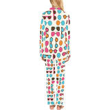 Sun Glasses Pattern Print Design 03 Women's Long Pajama Set