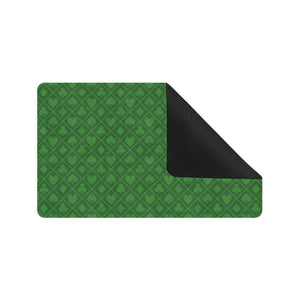 Casino Cards Suits Pattern Print Design 04 Doormat