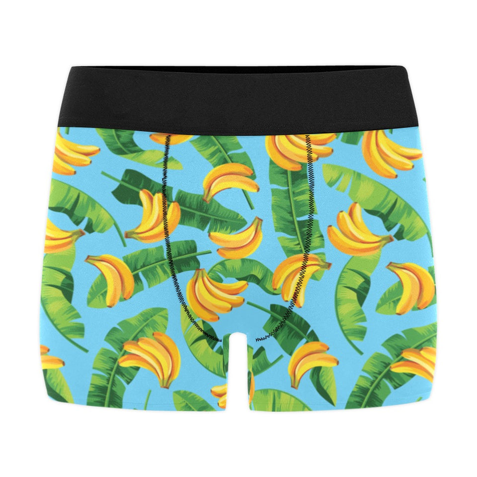 banana leaves banana design pattern Men's All Over Print Boxer Briefs Men's Underwear