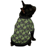 Green Peas Pattern Print Design 02 All Over Print Pet Dog Round Neck Fuzzy Shirt